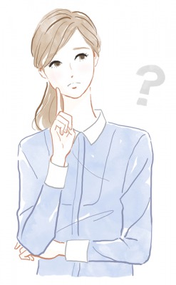 考えている女性